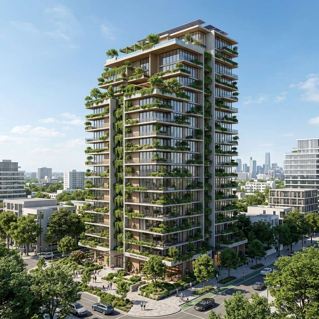 現代極簡風格與高規格綠建築工法願景
